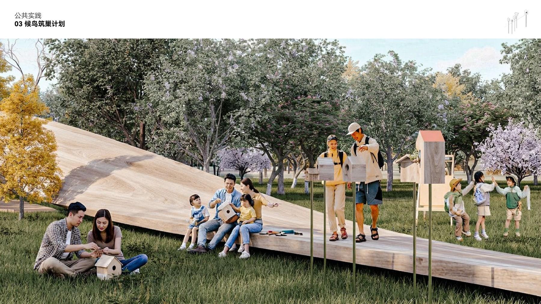 Migratory-bird nesting programme along the boardwalk