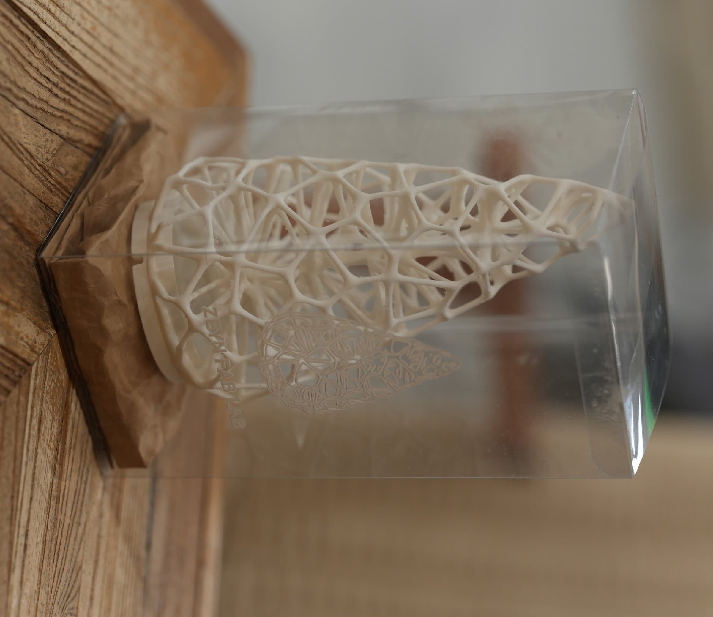 Winter Hollow FDM-printed spruce installation