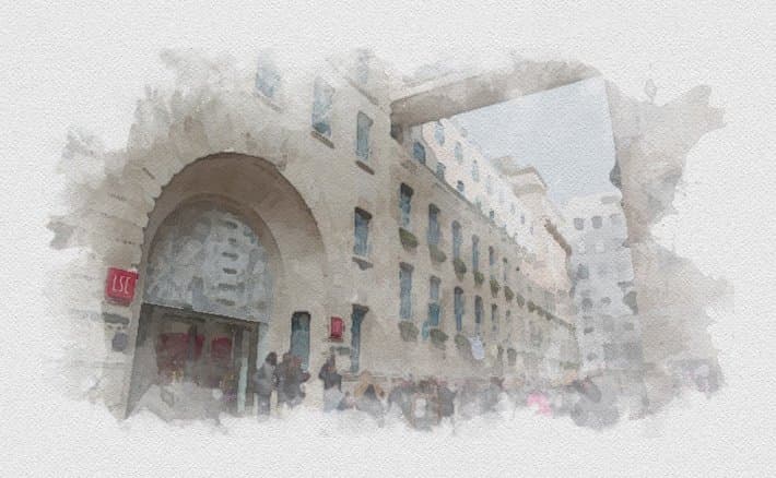 Digital watercolor study