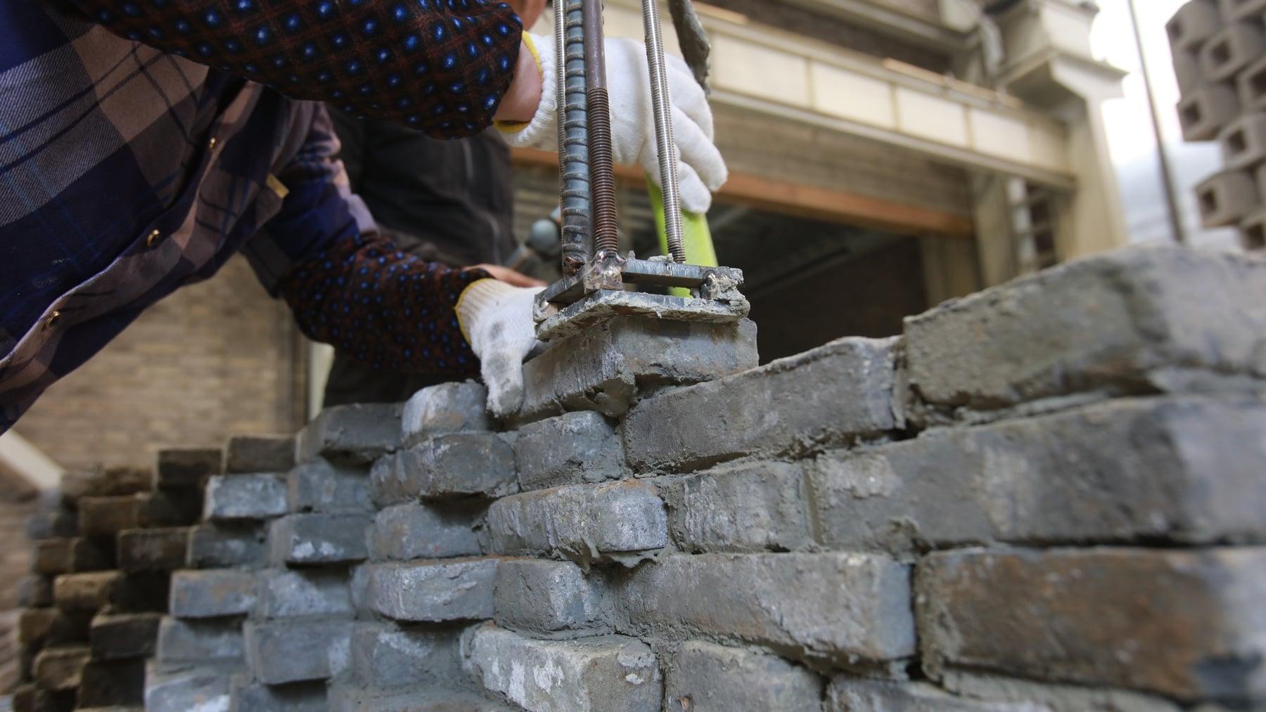 Brick construction — process study IV