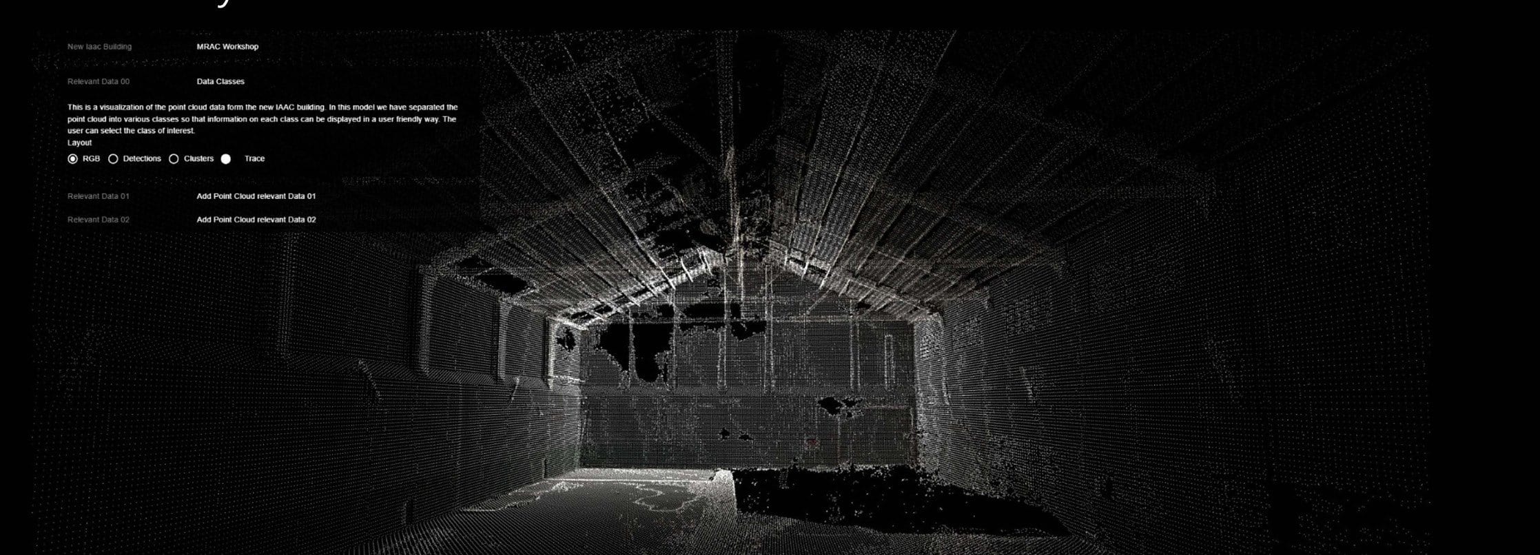 YOLO defect detection results mapped on the point cloud