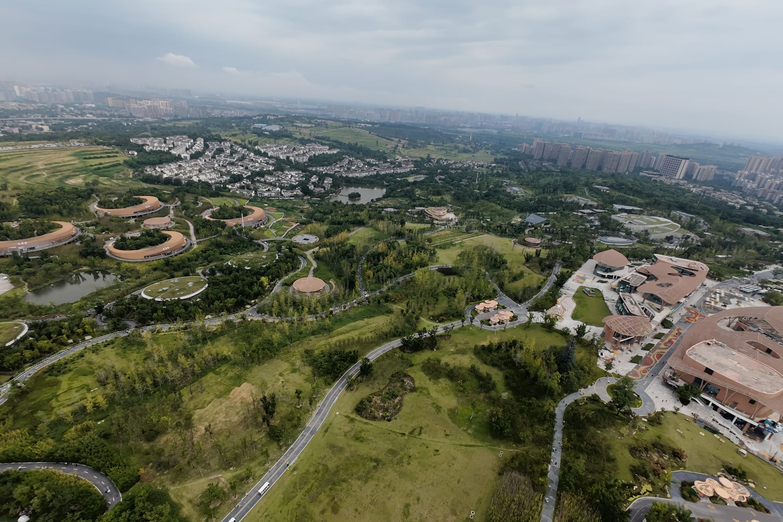 Chengdu Panda Base from above